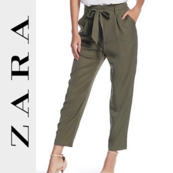 Zara Pants - Zara Paper Bag Style Pants